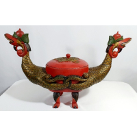 Chinees hout gesneden bruidsdoos 